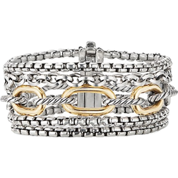 David Yurman Multi-Row Chain Bracelet - Yellow Gold