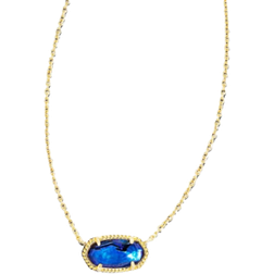 Kendra Scott Elisa Pendant Necklace - Gold/Navy Abalone