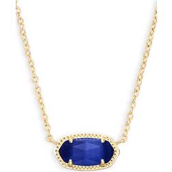 Kendra Scott Elisa Pendant Necklace - Gold/Blue