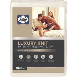 Sealy Luxury Knit Mattress Cover White (190.5x99.06cm)