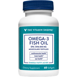 The Vitamin Shoppe Omega 3 Fish Oil 60 pcs