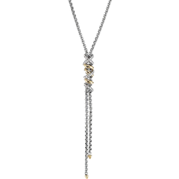 David Yurman Helena Y Necklace - Gold/Diamonds