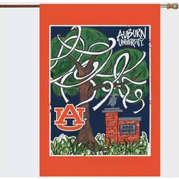 Magnolia Lane Auburn Tigers More Than Tailgating Double-Sided House Flag