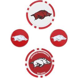 Team Effort Arkansas Razorbacks Ball Marker Set