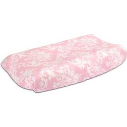 The Peanutshell Damask Changing Pad Cover