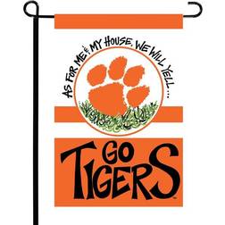 Magnolia Lane Clemson Tigers Mascot Double-Sided Garden Flag