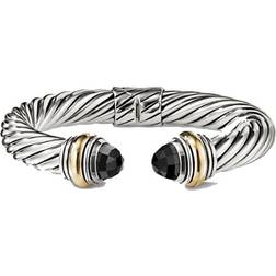 David Yurman Cable Classics Bracelet - Silver/Gold/Black