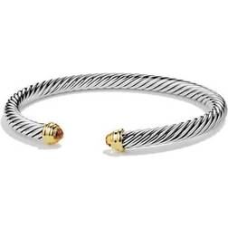 David Yurman Cable Classics Bracelet - Silver/Gold/Orange