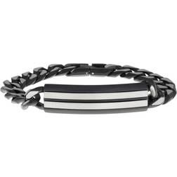 Lynx Curb Chain Bracelet - Black