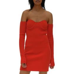 Helmut Lang Contour Mini Dress - Poppy