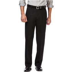 Haggar Premium No Iron Khaki Classic Fit Pant - Black