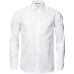 Eton Textured Twill Shirt - White