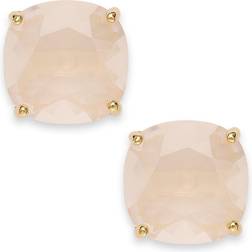 Kate Spade Small Square Stud Earrings- Gold/Light Pink