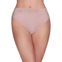 Vanity Fair Flattering Lace Hi-Cut Panty - Sheer Quartz