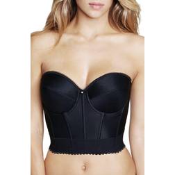 Dominique Noemi Backless Strapless Balconet Bridal Bra - Black