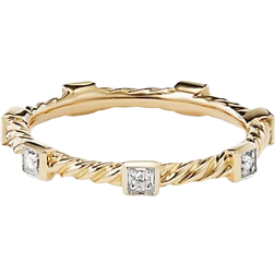 David Yurman Cable Collectibles Ring - Gold/Diamonds