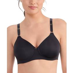 Vanity Fair Beauty Back Full Coverage Wireless Smoothing Bra - Midnight Black