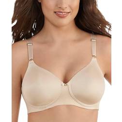 Vanity Fair Beauty Back Full Coverage Wireless Smoothing Bra - Damask Neutral