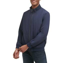 Andrew Marc Water Resistant Bomber Jacket - Navy