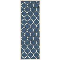 Safavieh Courtyard Collection Beige, Blue 27x96"