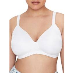 Vanity Fair Beauty Back Full Figure Wireless Extended Side and Back Smoother Bra - Star White