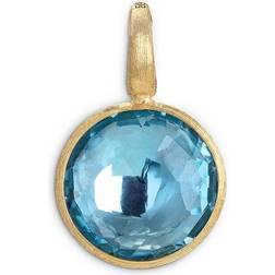 Marco Bicego Jaipur Small Stackable Pendant - Gold/Blue Topaz