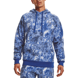 Under Armour Rival Fleece Cloud Graphic Camo Print Hoodie - Tech Blue