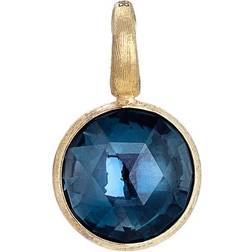 Marco Bicego Jaipur Small Stackable Pendant - Gold/London Blue Topaz