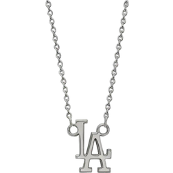 LogoArt Los Angeles Dodgers Small Pendand Necklace - Silver