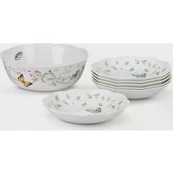 Lenox Butterfly Meadow Serving Bowl 7pcs 1.4L