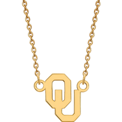 LogoArt Oklahoma Small Pendant Necklace - Gold