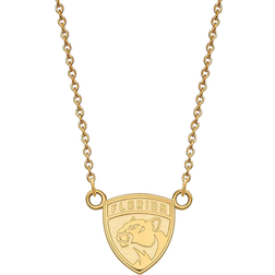 LogoArt Florida Panthers Small Pend Necklace - Gold