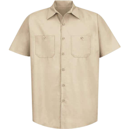 Red Kap Industrial Work Shirt - Light Tan