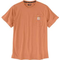 Carhartt Force Relaxed Fit Midweight Short Sleeve Pocket T-shirt - Dusty Orange