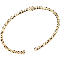 David Yurman Renaissance Center Station Bracelet - Gold/Diamonds