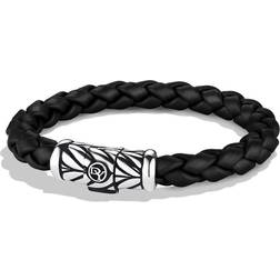 David Yurman Chevron Bracelet - Silver/Black