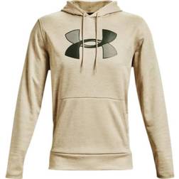 Under Armour Fleece Big Logo Hoodie - Khaki Base/Baroque Green