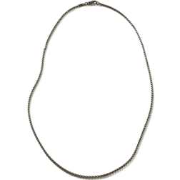 John Hardy Box Chain Necklace - Black