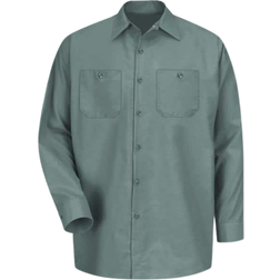 Red Kap Long-Sleeve Work Shirt - Light Green