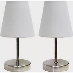 Simple Designs Mini Basic 2-pack Table Lamp 27cm 2pcs