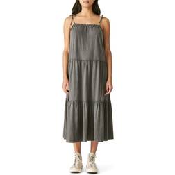 Lucky Brand Tiered Cami Maxi Dress - Washed Black