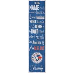 Fan Creations Toronto Blue Jays Personalized Family Banner Sign