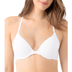 Wacoal Inspired Eyelet Front-Close T-shirt Bra - White