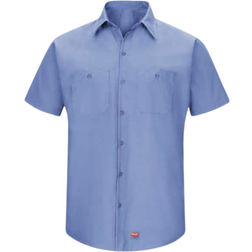 Red Kap MIMIX Short Sleeve Work Shirt - Light Blue