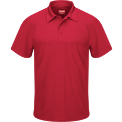 Red Kap Short Sleeve Performance Knit Flex Series Active Polo Shirt - Red