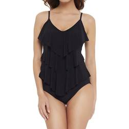 Magicsuit Solid Rita Tankini Top - Black