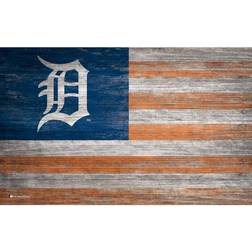 Fan Creations Detroit Tigers Distressed Flag Sign