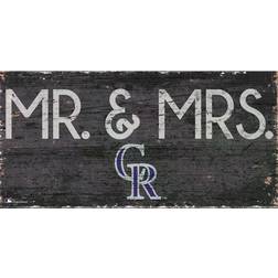 Fan Creations Colorado Rockies Mr. & Mrs. Sign Board