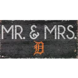 Fan Creations Detroit Tigers Mr. & Mrs. Sign Board