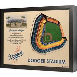 YouTheFan Los Angeles Dodgers Dodger Stadium Views Wall Art